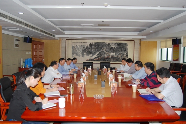 省公司接待湖南省轻工必发7790集团有限公司考察组一行